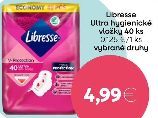Libresse Ultra hygienické vložky