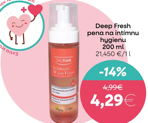DEEP FRESH pena na intímnu hygienu
