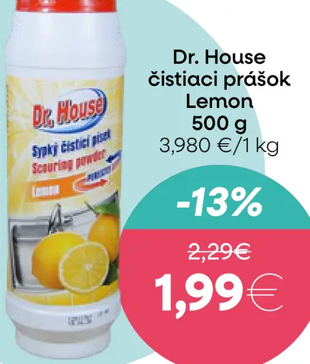 Dr. House čistiaci prášok Lemon