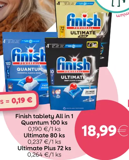 Finish tablety All in 1 Quantum, Ultimate, Ultimate Plus