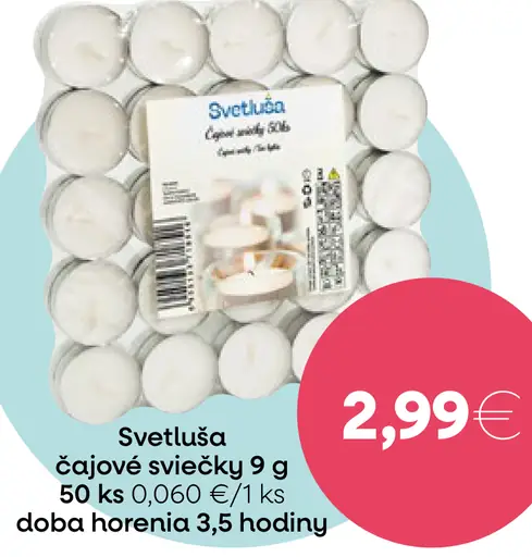 Svetlus tájové sviečky