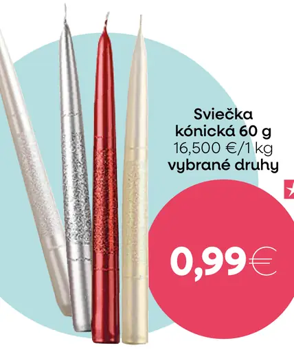 Sviečka kónická