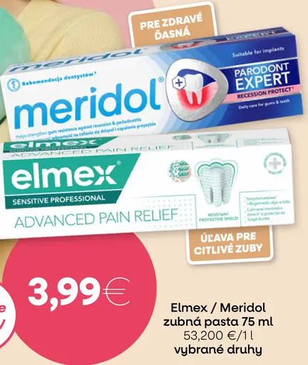 Elmex zubná pasta
