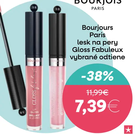 Bourjois Paris lesk na pery Gloss Fabuleux vybrané odtiene