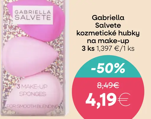 Gabriella Salvete kozmetické hubky na make-up 3 ks