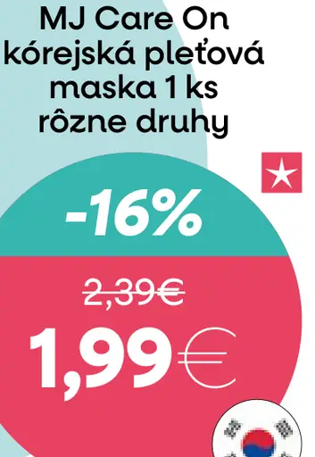 MJ Care ON kórejská pleťová maska