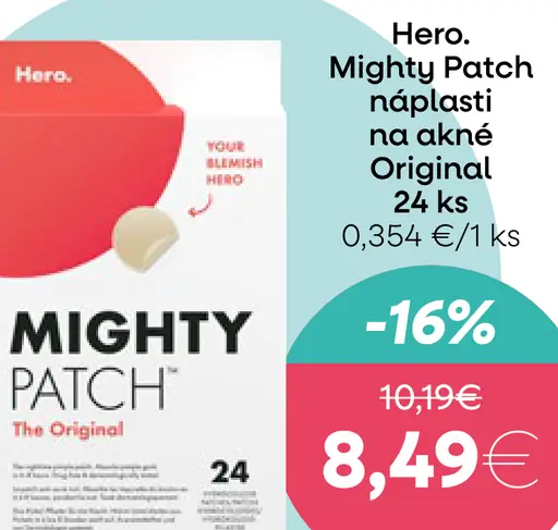 Hero Mighty Patch náplasti na akné Original