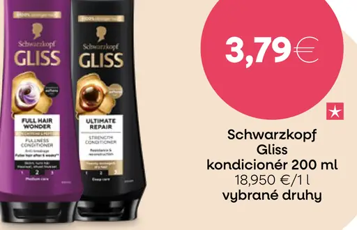 Schwarzkopf Gliss expresný kondicionér