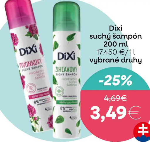 Dixi Suchý šampón