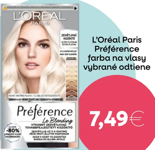 L'Oréal Paris Préférence farba na vlasy