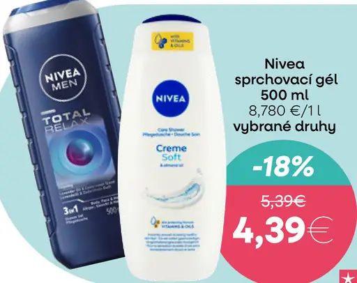 Nivea sprchovací gél