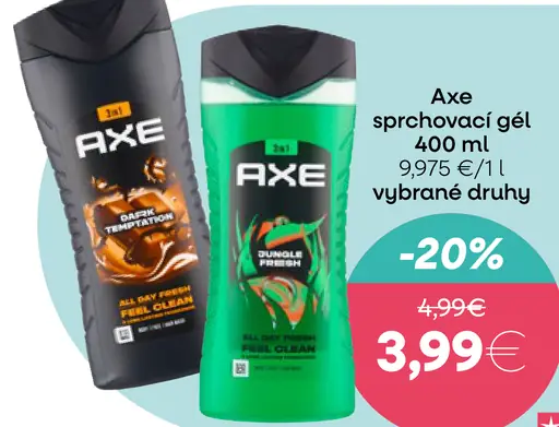 Axe sprchovací gél