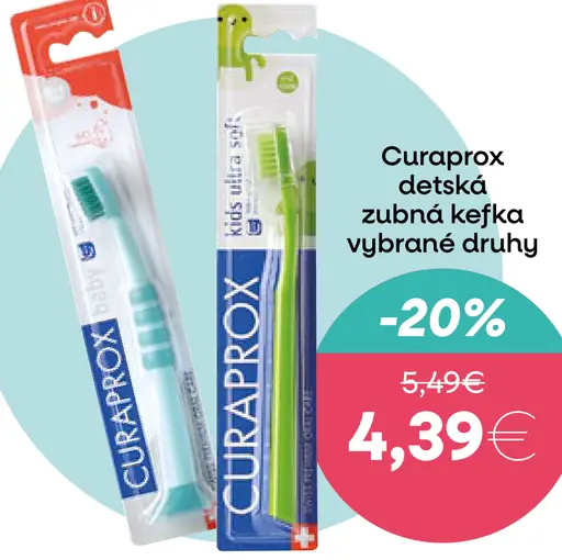 Curaprox detská zubná kefka