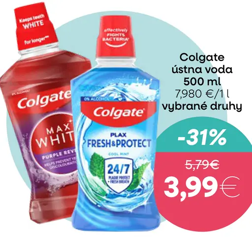 Colgate ústna voda