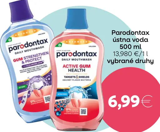 Parodontax ústna voda