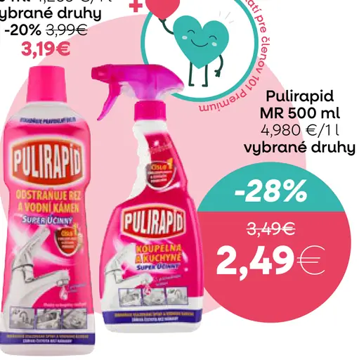 Pulirapid MR čistič