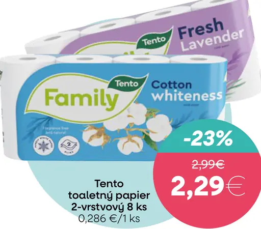 Tento toaletný papier Fresh Lavender