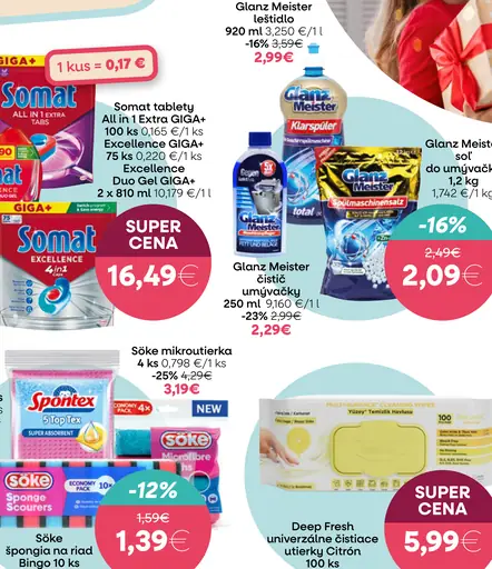 Glanz Meister leštidlo do umývačky