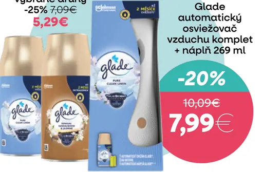 Glade automatický osviežovač vzduchu komplet s náplňou