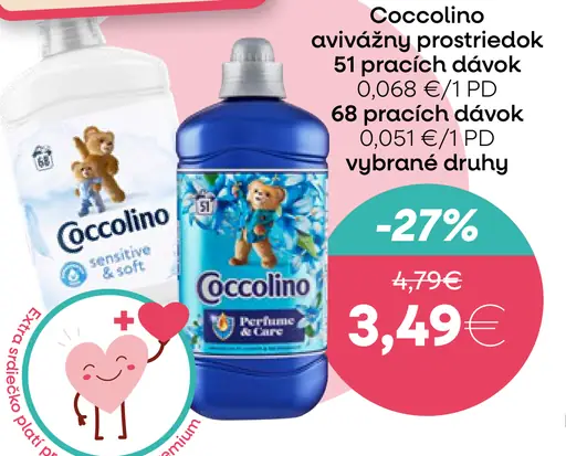Coccolino avivážny prostriedok