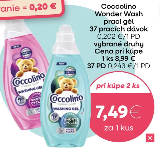 Coccolino Wonder Wash prací gél