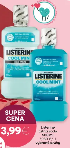Listerine Cool Mint ústna voda