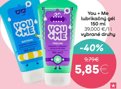 You + Me lubrikačný gél