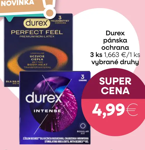 Durex pánska ochrana Classic kondómy