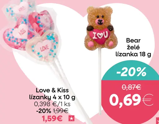 Bear želé lízanka