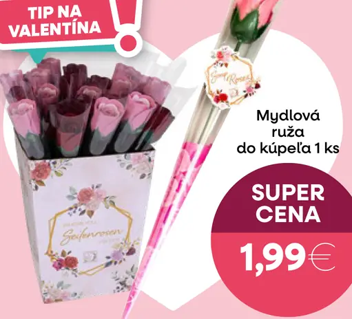 Mydlová ruža do kúpeľa