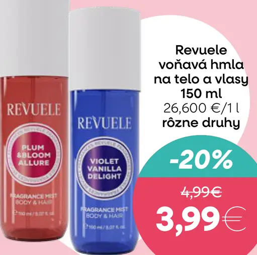 Revuele voňavá hmla na telo a vlasy