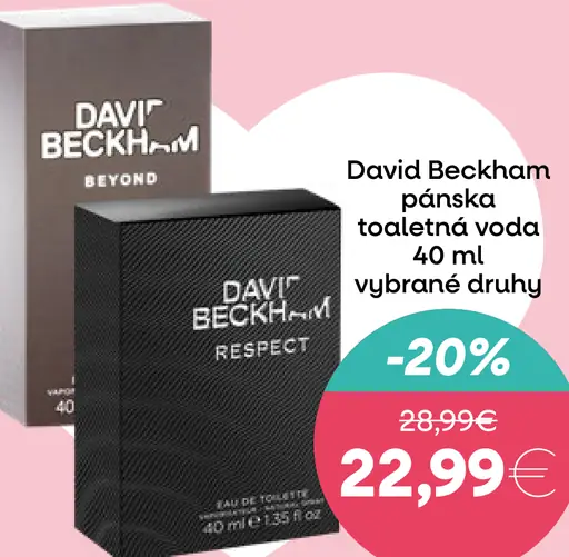 David Beckham pánska toaletná voda