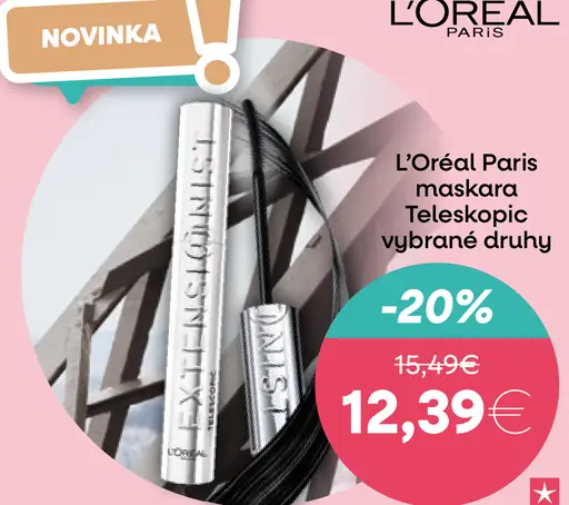 L’Oréal Paris maskara Telescopic rôzne druhy