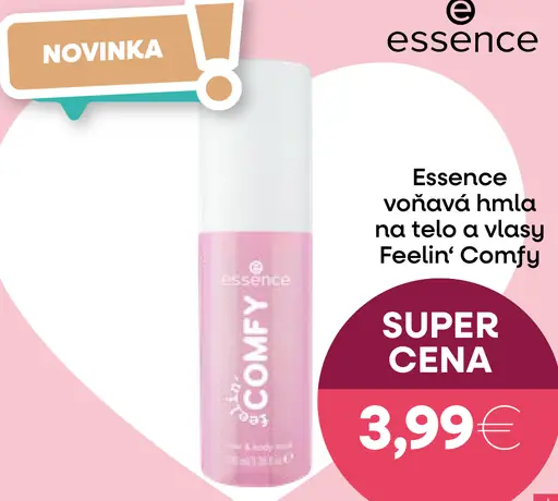 Essence voňavá hmla na telo a vlasy Feel’n Comfy