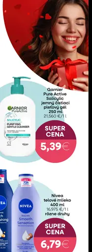 Garnier Pure Active salicylový jemný čistiaci gél