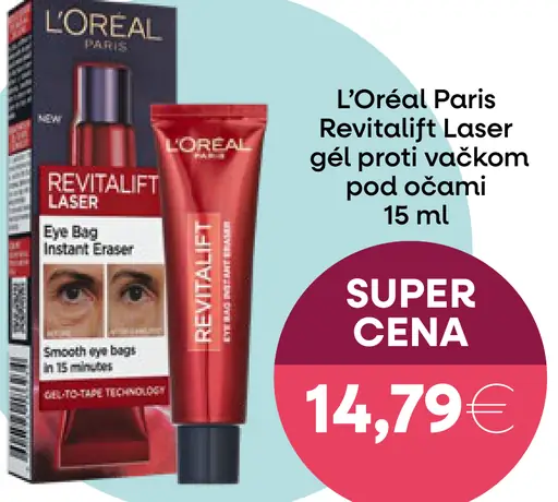 L’Oréal Paris Revitalift Laser gél proti vráskam očí