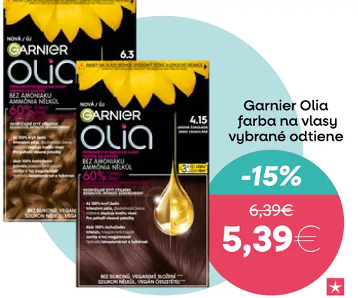 Garnier Olia farba na vlasy vybrané odtiene