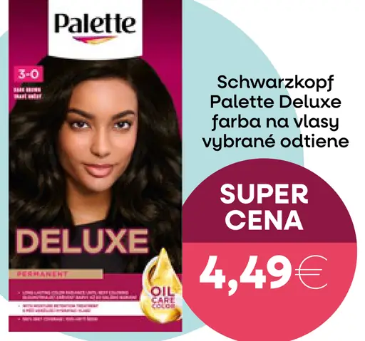 Schwarzkopf Palette Deluxe farba na vlasy vybrané odtiene