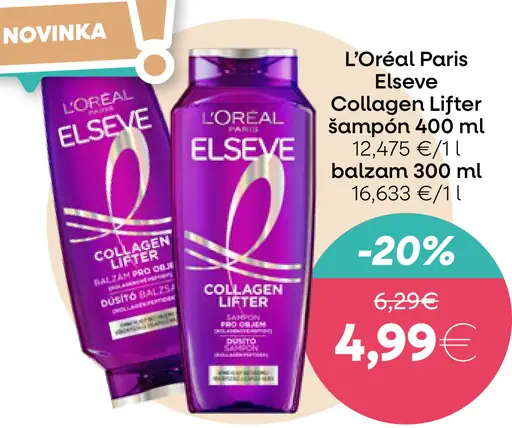 L’Oréal Paris Elseve Collagen Lifter šampón