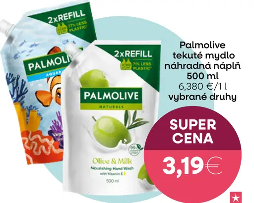 Palmolive tekuté mydlo náhradná náplň
