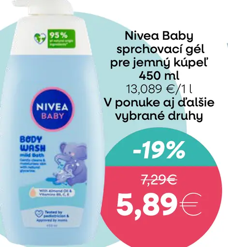 Nivea Baby detský sprchovací gél