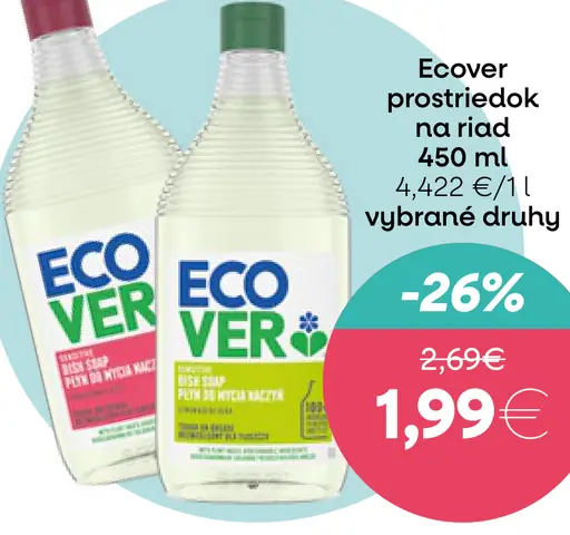 Ecover prostriedok na riad