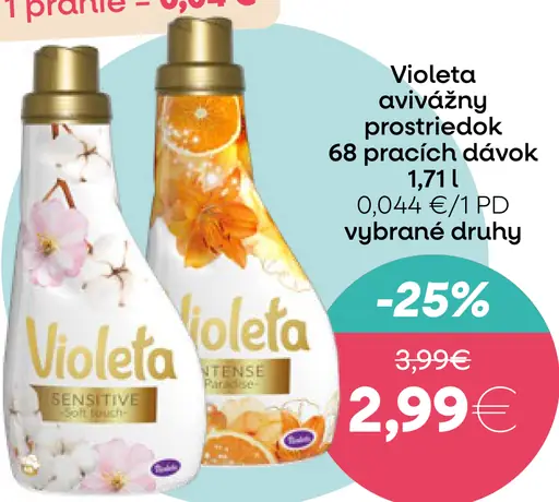 Violeta avivážny prostriedok