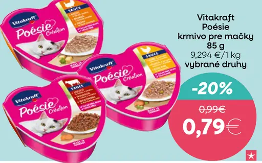Vitakraft Poésie krmivo pre mačky mini menu