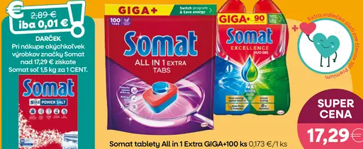 Somat tablety All in 1 Extra GIGA+