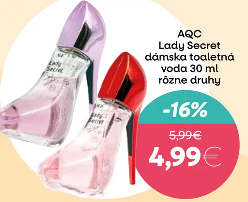 AQC Lady Secret dámska toaletná voda