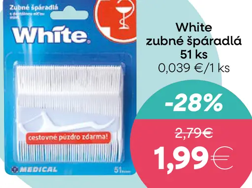 White zubné špáradlá