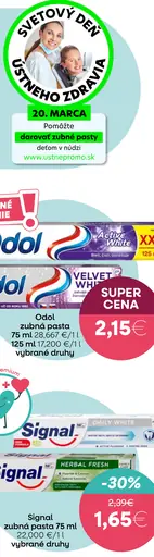 Odol zubná pasta Velvet