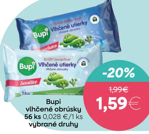 Bupi vlhčené obrúsky