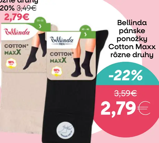 Bellinda pánske ponožky Cotton Maxx